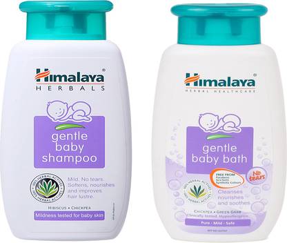 Himalaya Herbals Herbals gentle baby Shampoo (200ml)+Himalaya Herbals Gentle baby bath (200ml)