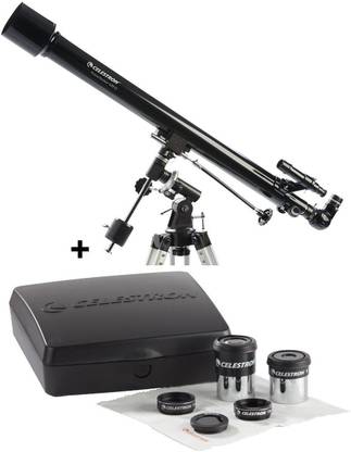CELESTRON PowerSeeker 60EQ Refractor Telescope + PowerSeeker Accessory Kit Refracting Telescope