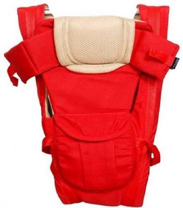 Continental Adjustable Hands-Free 4-in-1 Front Baby Carrier Bag ( Red ) Baby Carrier