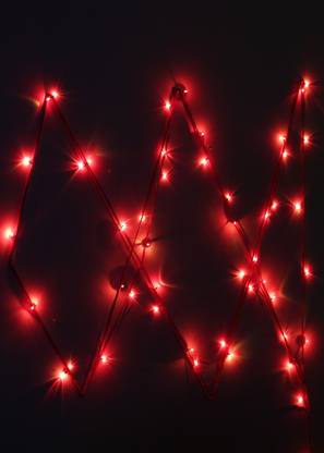 LITTLE INDIA 54 LEDs 15.24 m Red Steady Rice Lights