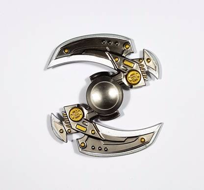 Go Grab It Ninja Shuriken Fidget Spinner – Gold and Silver