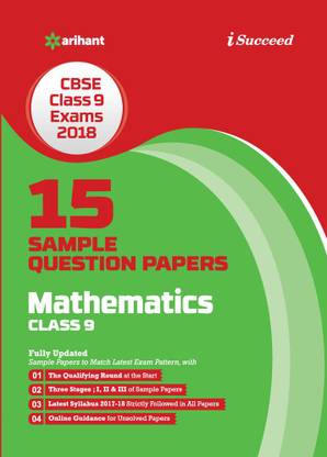 15 Sample Question Papers Mathematics Class 9th Cbse