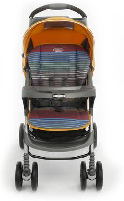 GRACO Mirage Plus Jaffa Stripe Stroller Pram Pad