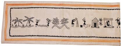 IVILLAGE Beige 72 cm Reversible Table Runner
