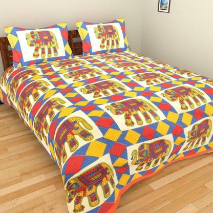 Details about   Beautiful Homes 210 TC Jaipuri Cotton bedsheets for Double Bed with Pillow Cover