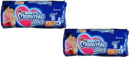 MamyPoko EXTRA ABSORB PANT STYLE BABY DIAPERS XXL-24 (PACK OF 2 ) - XXL