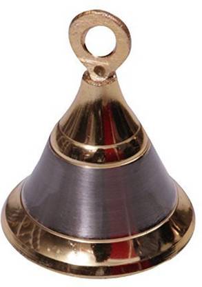 SHAKS TRADERS POOJA ROOM DOOR BELLS SIZE 1.5 INCH Brass Pooja Bell