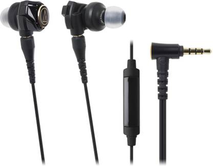 Audio Technica ATH-CKS1100iS Solid Bass In-Ear Headphones with In-line Mic & Control Wired