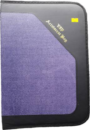 TLO office file Faux leather Chain covered 12 sheets A4 size file folder