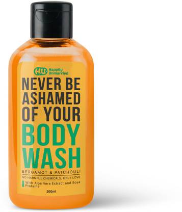 Happily Unmarried Body Wash - Bergamot & Patchouli 200ml