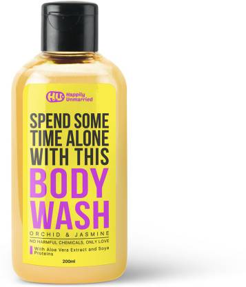 Happily Unmarried Body Wash - Orchid & Jasmine 200ml