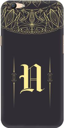 Coberta Case Back Cover for Oppo F1s Back Cover Gold Color Alphabet N Design Back Case For Oppo F1s By Coberta