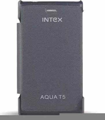 MADHUR Flip Cover for Intex Aqua T5 INTEX AQUA T5 Flip Cover
