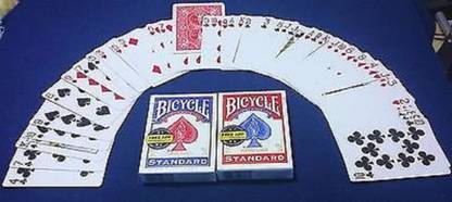 R.s.Magic Tricks BICYCLE INVISIBLE DECK (Pack of 2) 1+Red , 1+Blue