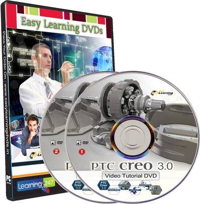 Easy Learning PTC Creo 3.0 Complete Video Tutorials And Guides on 2 DVDs