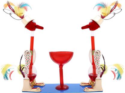 MANGOPIE MULTI COLOR FEATHER DRINKING BIRD