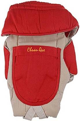 Continental Adjustable Imported Hands-Free 4-in-1 Baby Carrier Bag , Carry Bag , Front Carry Bag with Comfortable Head Support & Buckle Straps(Red Linen) Baby Carrier
