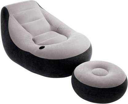 INTEX PVC (Polyvinyl Chloride) 1 Seater Inflatable Sofa