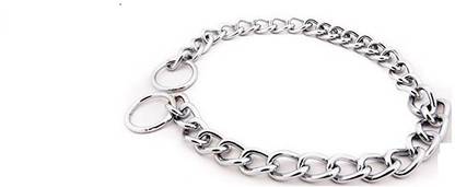 lakhubhai Pet Product High Quality Strong Dog Choke Chain | Dog Training Chain Large For Giant Breed Dogs | Rottweiler | Saint Barnard | Grate Dane 25 cm Dog Chain Leash