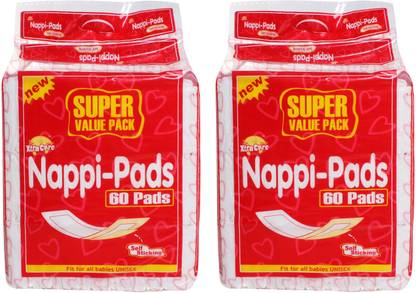 XtraCare Nappi Pads Pack of 2 (60+60)