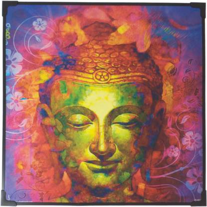 R S Exports Lord Buddha Photo Frame ( 30.5 cm x 30.5 cm x 1 cm ) / Wall Hangings for Home Decor and Wall Decor / Thanksgiving Wall Decorations / buddha budha buda Art work for Paintings / God Gods and Goddess Religious Frame