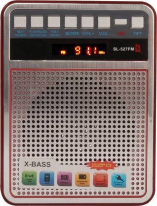 MEZIRE X Bass SL-527BT Bluetooth USB/ SD Player With FM Radio FM Radio