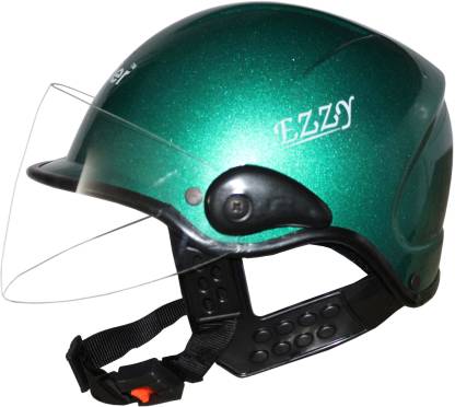 RIDER Open Face (No ISI Mark) Solid Plastic Ladies/Girl/ Women Motorbike Helmet
