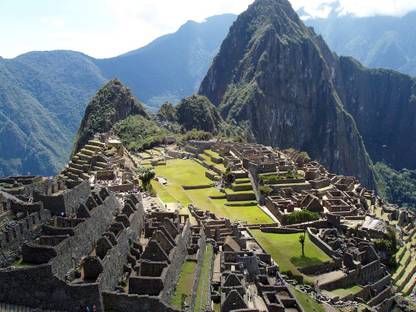 Wonders The Machu Picchu poster on LARGE PRINT 36X24 INCHES Photographic Paper