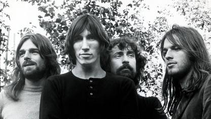 pink floyd rock band syd barrett roger waters david gilmour richard wright bw on LARGE PRINT 36X24 INCHES Photographic Paper