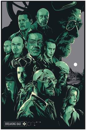 Breaking Bad Poster on LARGE PRINT 36X24 INCHES Photographic Paper