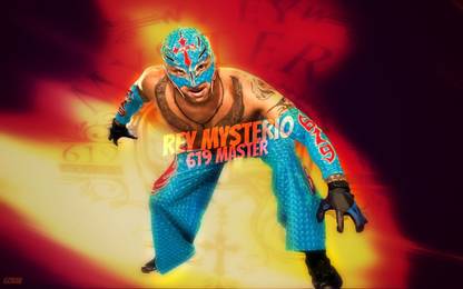 HD WWE Rey Mysterio Wallpapers poster on LARGE PRINT 36X24 INCHES Photographic Paper