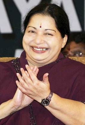 J Jayalalithaa Pic Amma Digital Painting 4 on LARGE PRINT 36X24 INCHES Photographic Paper