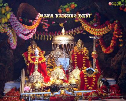 Maa Vaishno Devi Full HD Quality PiC on LARGE PRINT 36X24 INCHES Photographic Paper