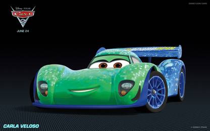 Cars 2 Cars Disney Pixar Car Fine Art Paper Print Poster on LARGE PRINT 36X24 INCHES Photographic Paper