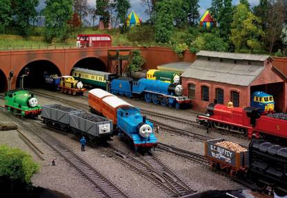 Wall Poster TV Show Thomas The Tank Engine & Friends on LARGE PRINT 36X24 INCHES Photographic Paper