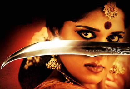 NEW LOOK ANUSHKA SHETTY BAHUBALI 2 on LARGE PRINT 36X24 INCHES Photographic Paper