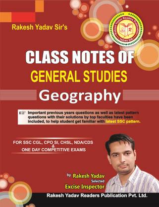 Class Notes Geography For SSC CGL