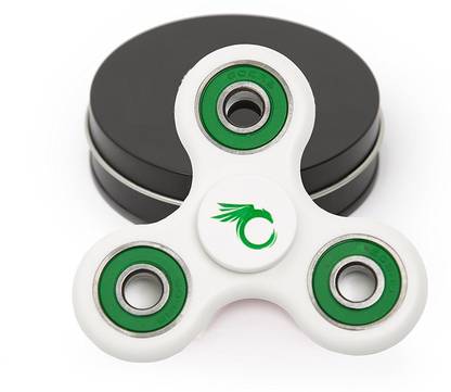 VibeX ™ InfiSpin F1 Fidget Spinner, Metal Tri Spinner [Easy Flick & Spin] Prime EDC Focus