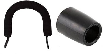Rotz Auto Pillion Holding Tube & Silencer Ruber Exhaust Rubber For Royal Enfield Bullet Combo