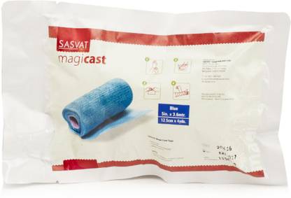 Sasvat SASVAT MAGICAST SYNTHETIC CASTING TAPE 4 INCH (BULK PACK OF 25) First Aid Tape