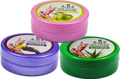 ads Aloevera, Apple, Grapes Nail Pads Remover