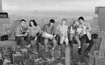 TV Show Friends Ross Geller David Schwimmer Joey Tribbiani Matt LeBlanc Chandler Bing Matthew Perry Phoebe Buffay Lisa Kudrow on fine art paper 13x19 Fine Art Print