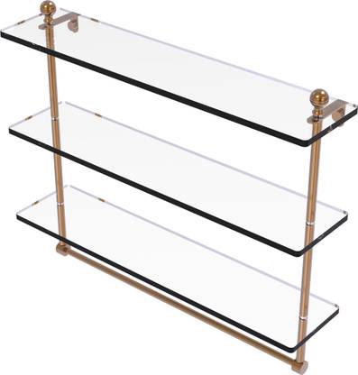 ALLIED BRASS Glass Wall Shelf