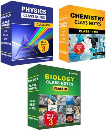 Class Notes For 11th PCB (Set Of 8 Volumes) For NEET/AIIMS/Olympiad By Career Point Kota