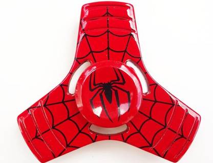 VibeX ™ Spiderman Pattern Hand Spinner Metal Fidget Spinner & fidget cube Adults Children