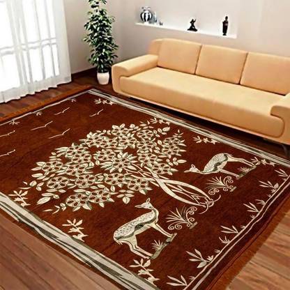 Home Style 4 ft X 183 cm Cotton Carpet
