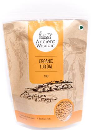 Ancient Wisdom Organic Yellow Toor/Arhar Dal (Split)