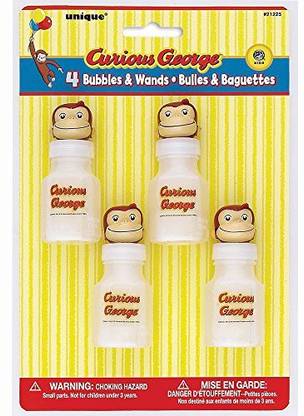 UNIQUE Curious George Bubbles Toy Bubble Maker