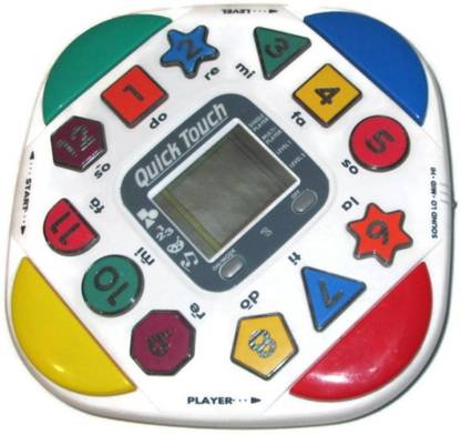Radio Shack Vintage Quick Touch Electronic Learning LCD Handheld Game Educational Board Games
