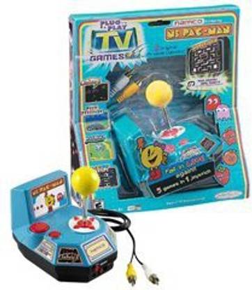 Jakks Pacific Namco Ms. Pac-Man Plug & Play with TV Games Educational Board Games